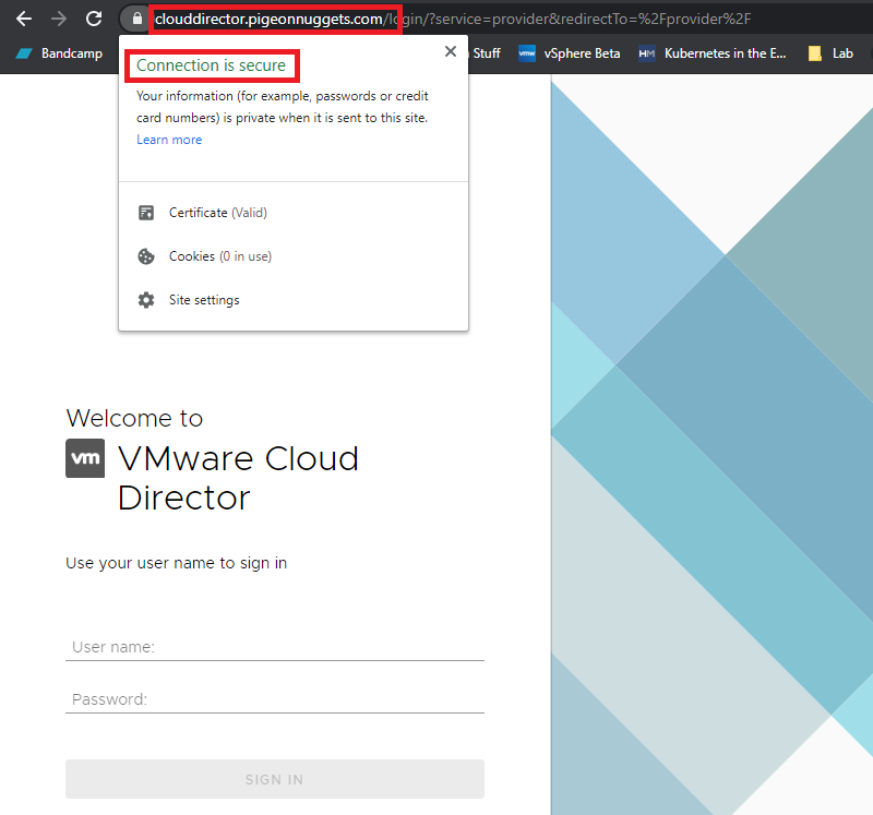 Create Certbot Wildcard certificate. alt text